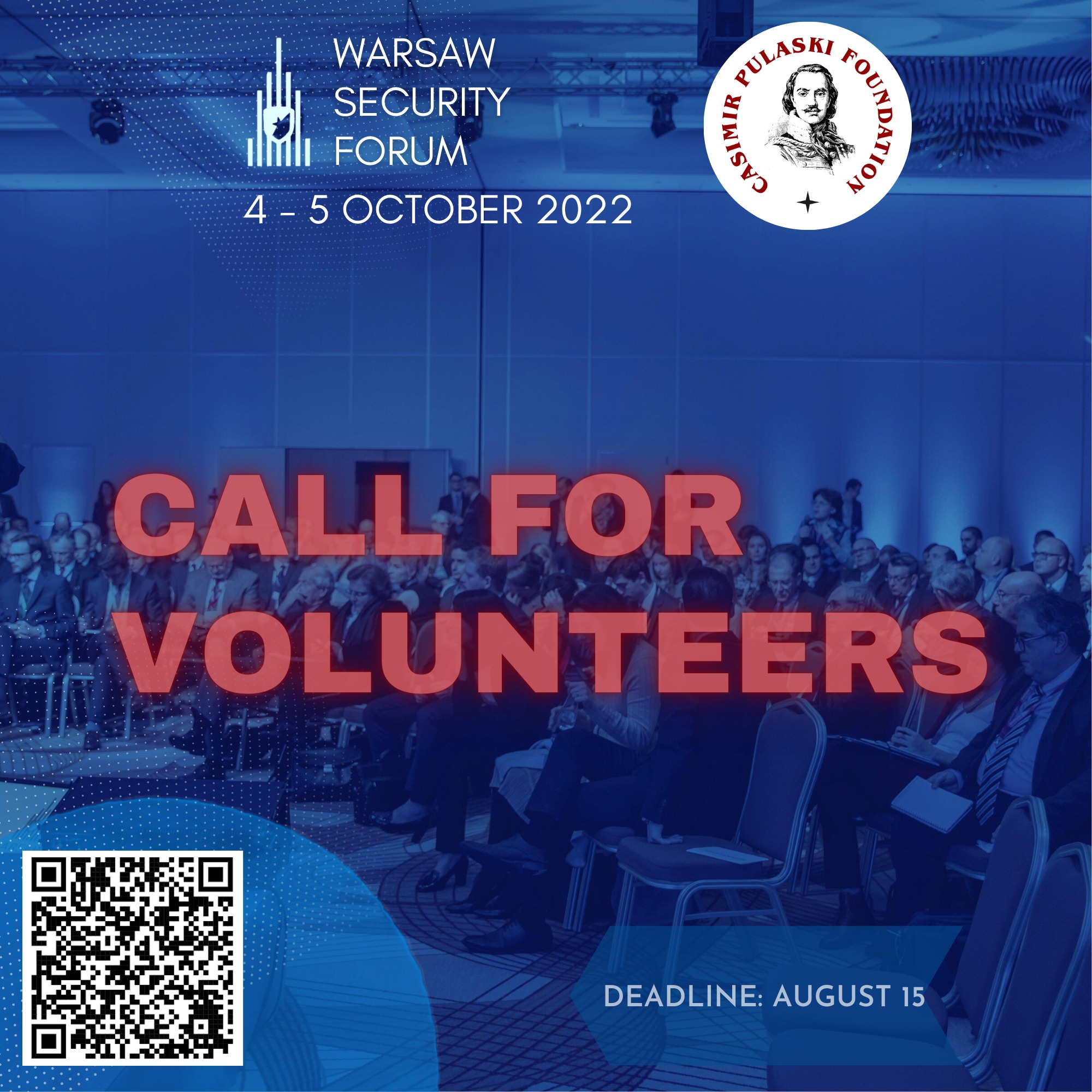 Zostań wolontariuszem na Warsaw Security Forum 2022!